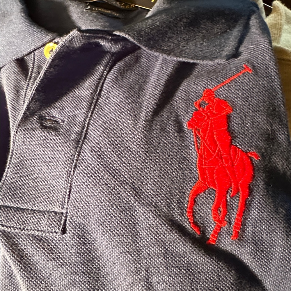 Polo by Ralph Lauren embroidered large logo polo nwt